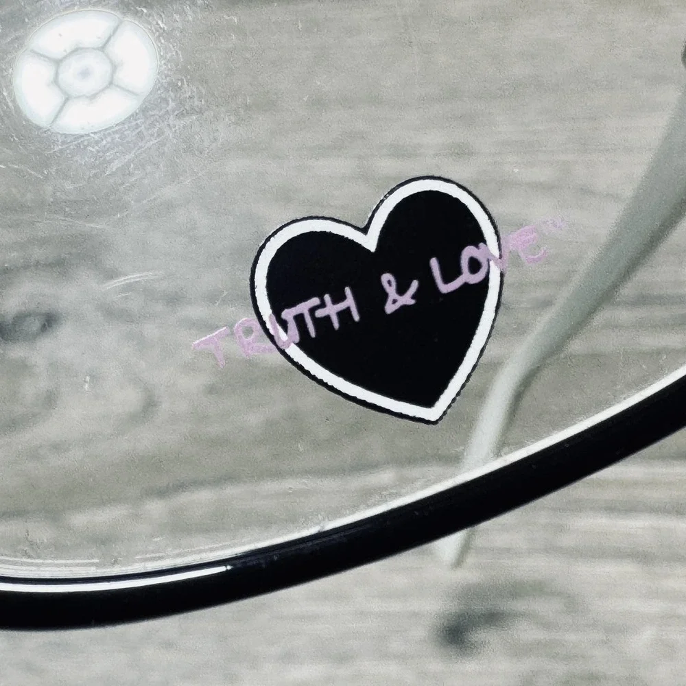 Truth & Love T & L 09 Eyeglass Frames Womens 53-16-140 Black White Frames Only